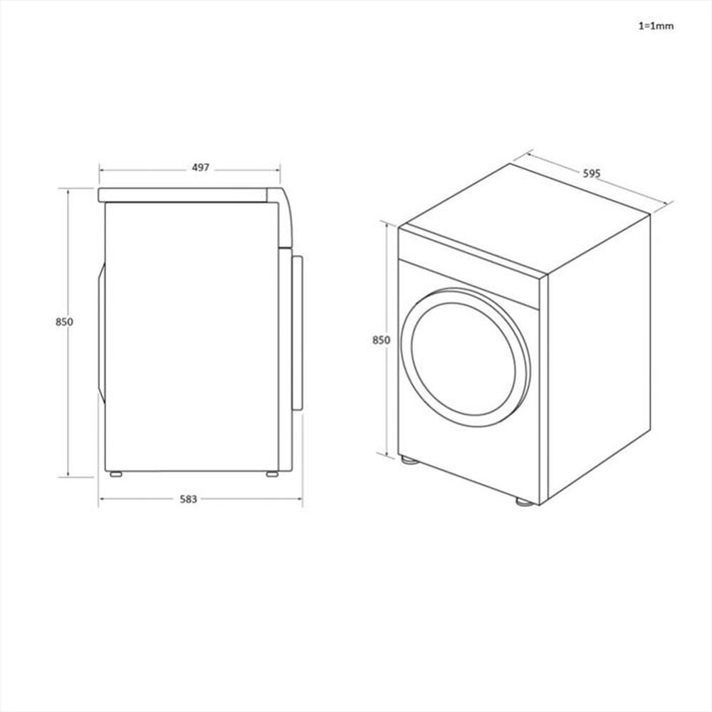 Immagine del prodotto HAIER - Lavatrice HW90-B14959NEUIT 9kg 1400G Classe A-Bianco