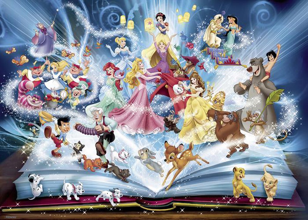 "RAVENSBURGER - IL MAGICO LIBRO DELLE FIABE DISNEY 1500 PEZZI"