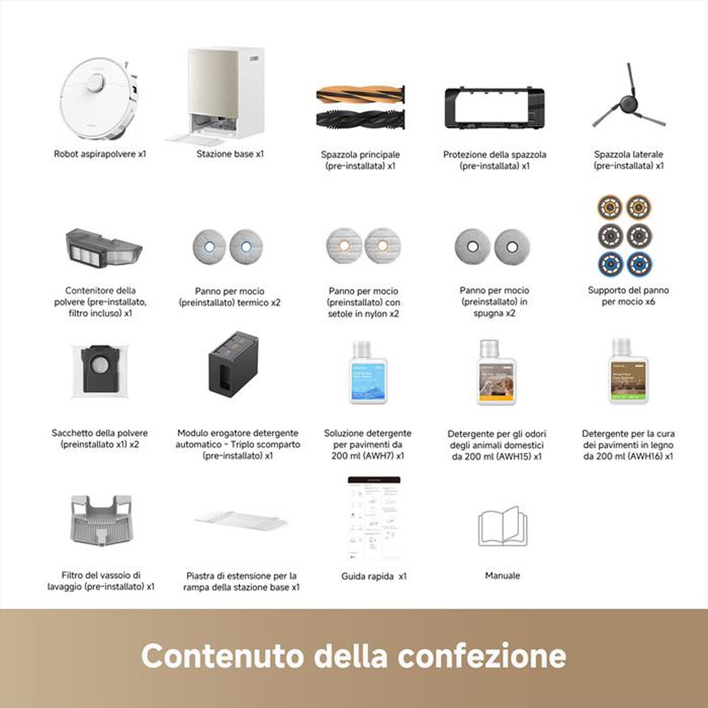 Immagine del prodotto DREAME - Aspirapolvere robot MATRIX 10 PROVIM-Bianco