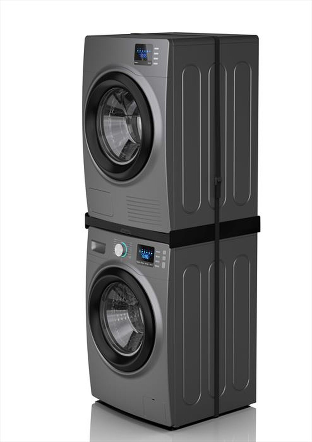 "MELICONI - Kit Sovrapposizione Universale TORRE NOIR-Tecnopolimero nero"