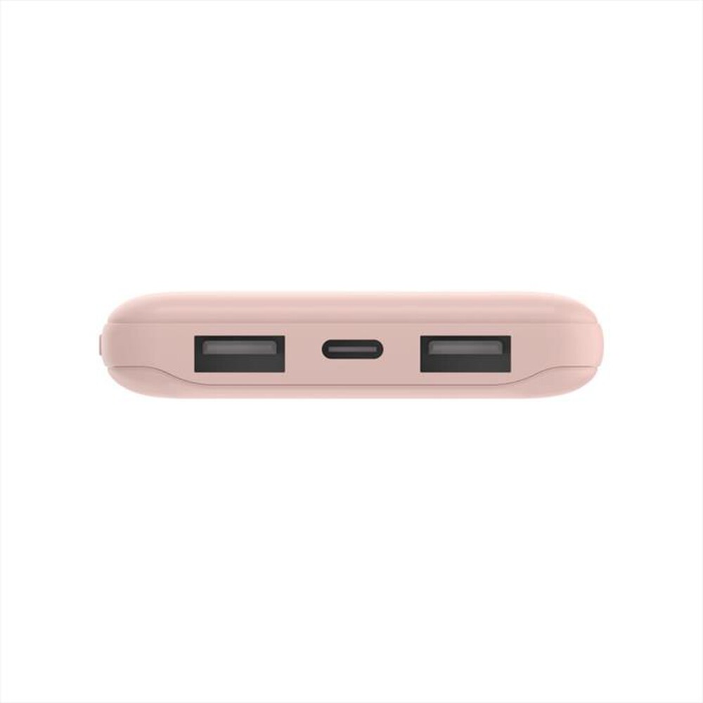 "BELKIN - POWERBANK 10K CON CAVO USB-A USB-C - ROSA-Rosa"