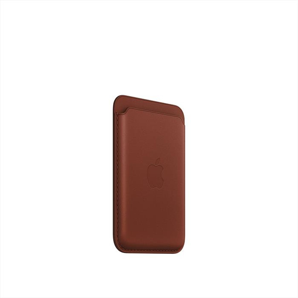 "APPLE - Portafoglio Magsafe in pelle per iPhone-Terra d'ombra"