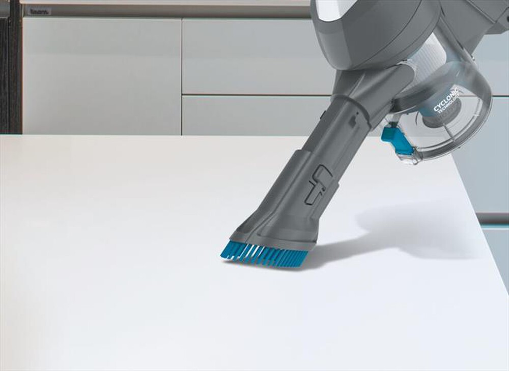 "HOOVER - Scopa elettrica H-FREE 100 HF122CAR 011-Blu/Titanio"