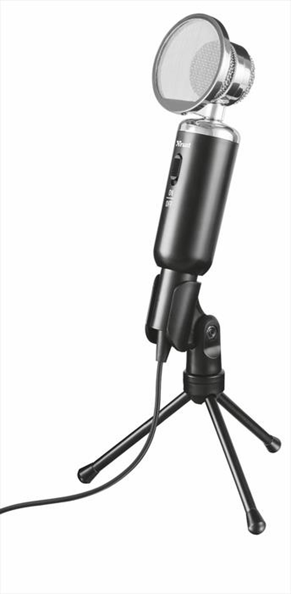 "TRUST - Madell Desk Mic-Black/Silver"