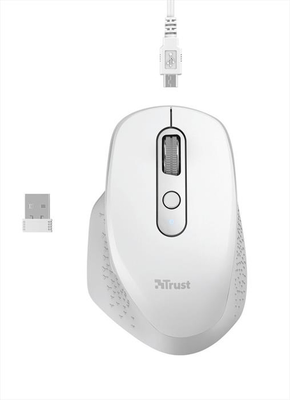 Immagine del prodotto TRUST - OZAA RECHARGEABLE MOUSE-White