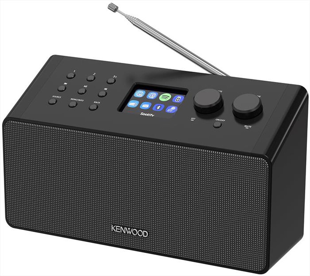 "KENWOOD - Radio sveglia CR-ST90S-Nero"