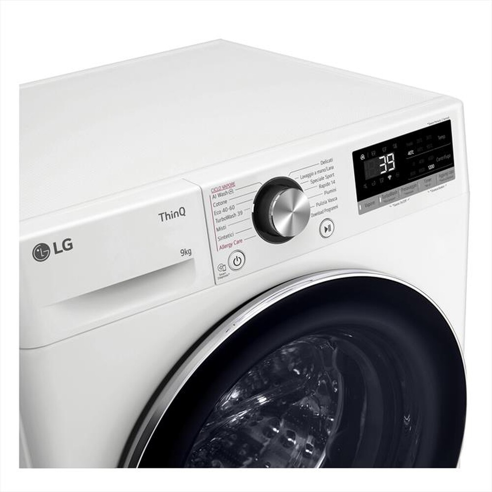 "LG - Lavatrice AI DD R7 F2R7S09TSWC 9kg Classe A-10%-Bianca"
