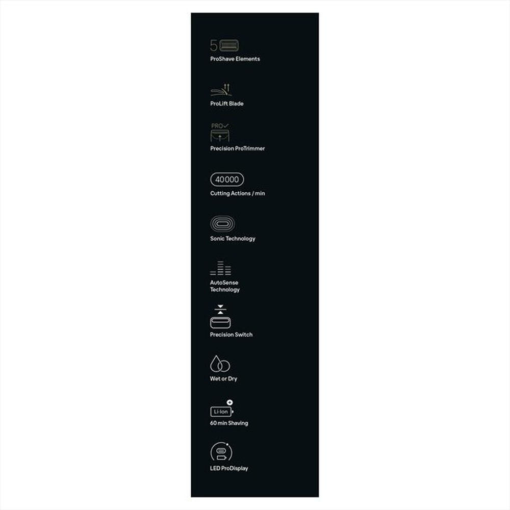 "BRAUN - Rasoio SERIES 9 PRO+-Nero"