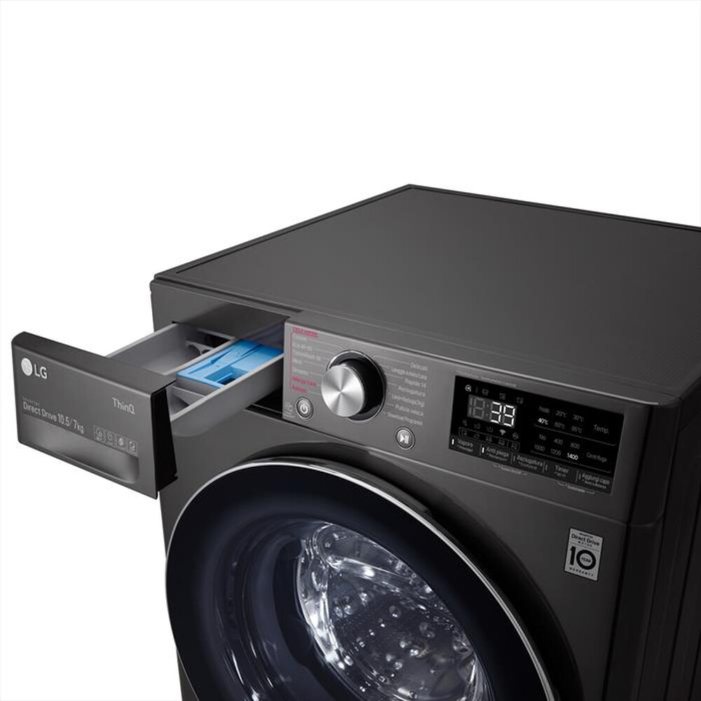 Immagine del prodotto LG - Lavasciuga F4DV710H2SE 10,5/7 Kg Classe A-Black