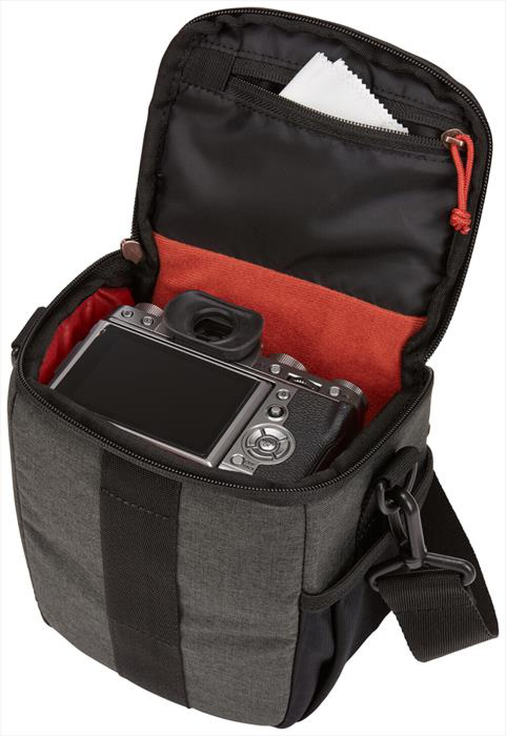 "CASE LOGIC - BORSA TRACOLLA ERA MIRRORLESS-Grigio"