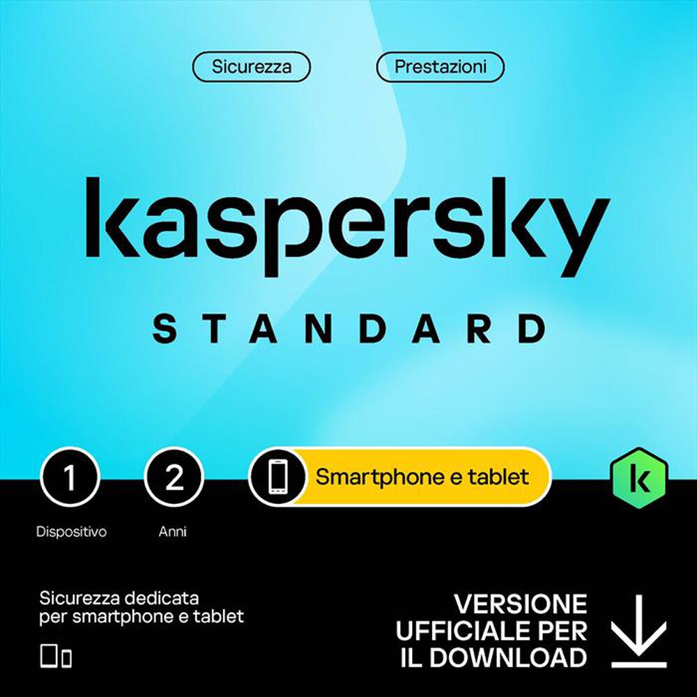 Immagine del prodotto KASPERSKY - Standard Mobile 1device 2anni
