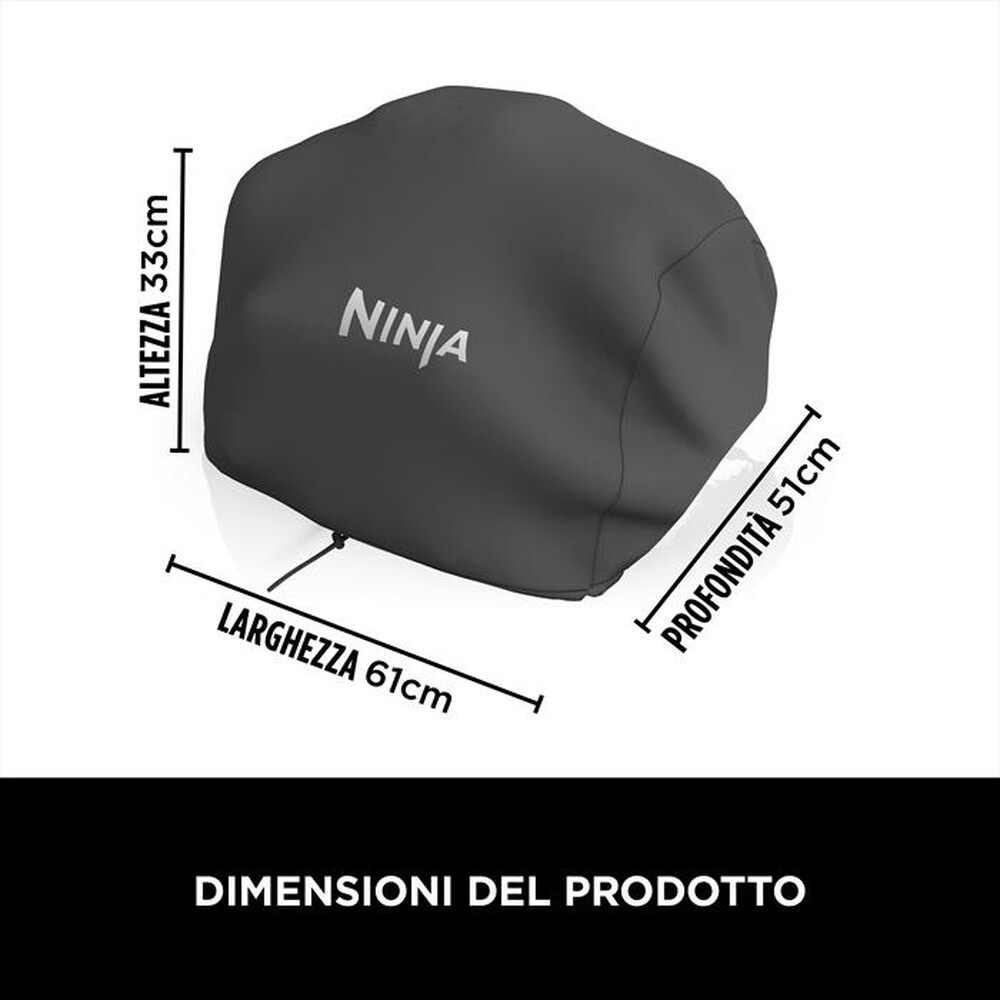 "NINJA - CUSTODIA PER BARBECUE NINJA WOODFIRE XL-Nero"
