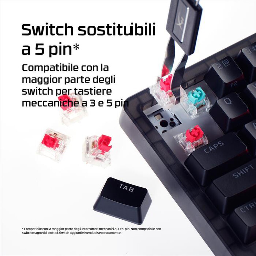 Immagine del prodotto HYPERX - Tastiera Gaming ORIGINS 2 65-Nero