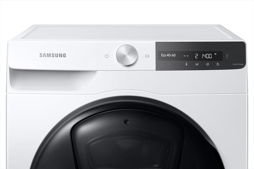 "SAMSUNG - Lavatrice WW90T754DBT/S3 ULTRAWASH AI CONTROL 9Kg-BIANCO CON OBLO' Shiny Black"