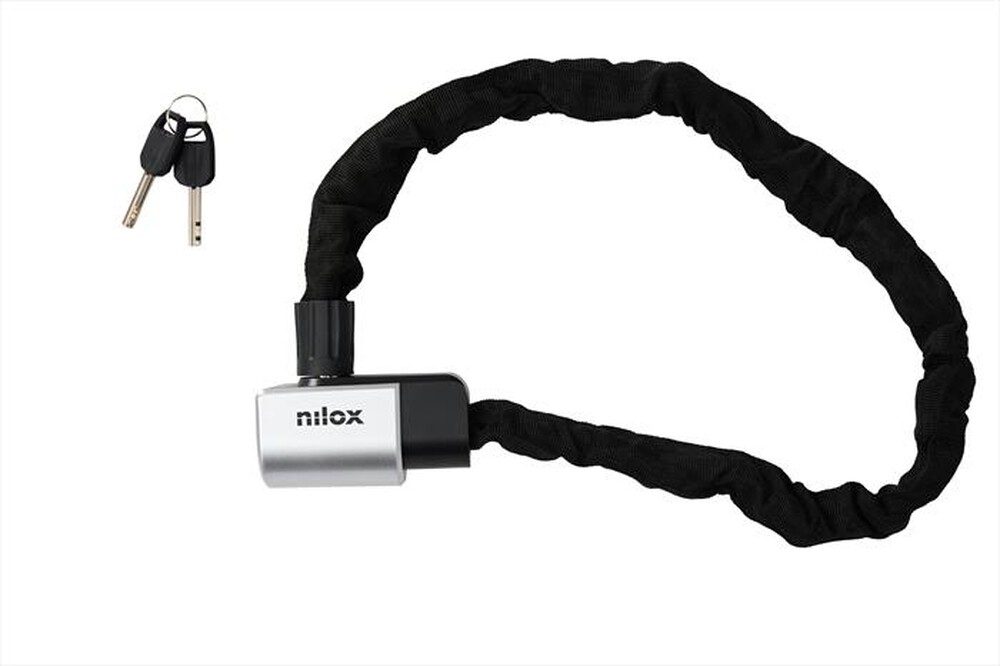 "NILOX - Lucchetto a catena NXPLCHAINLOCK-Nero/Acciao"