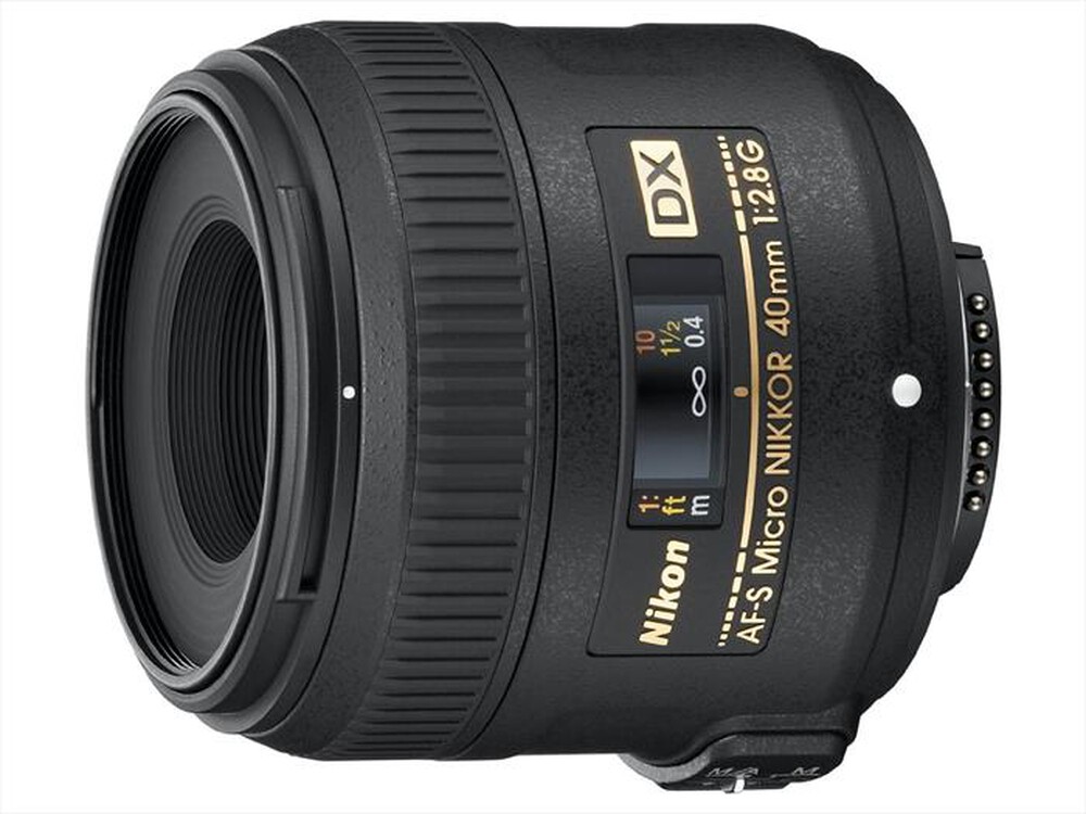 "NIKON - AF-S DX Micro NIKKOR 40 mm f/2.8G-Black"