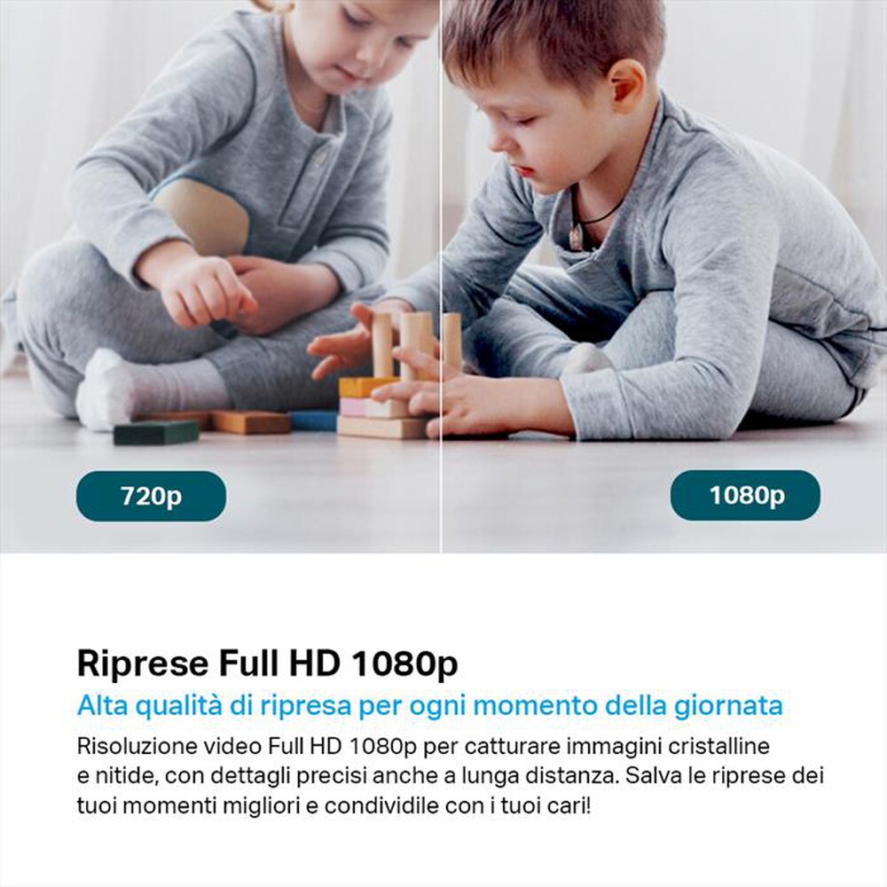 "TP-LINK - TAPOC100 TELECAM WIFI VISIONE NOTTURNA, AUDIO BID"