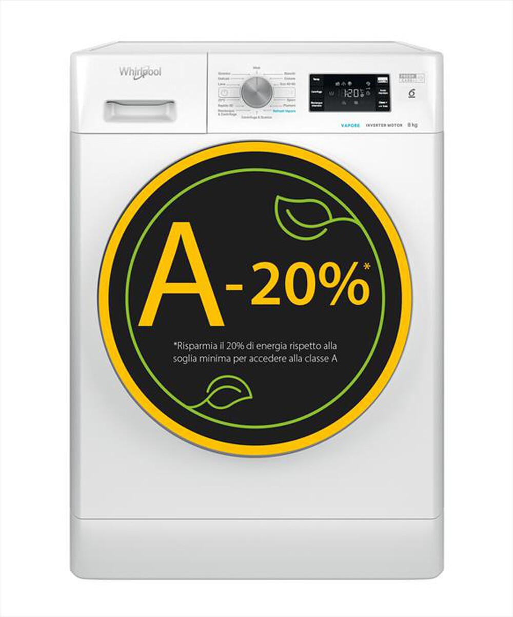 Immagine del prodotto WHIRLPOOL - Lavatrice FFB 848 BSV IT 8 Kg Classe A-Bianco
