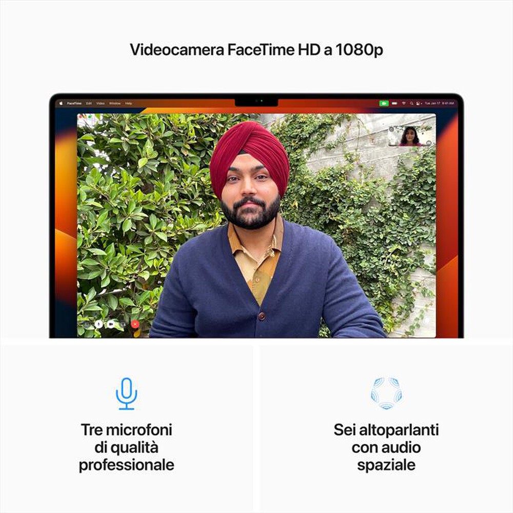 Immagine del prodotto APPLE - MacBook Pro 16" M2 Pro core: 12 CPU 19 GPU 512GB-Argento