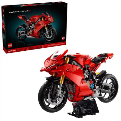 LEGO - TECHNIC Motocicletta Ducati Panigale V4 S - 42202-Multicolore