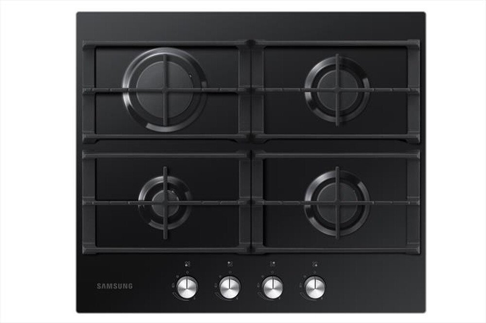 "SAMSUNG - Piano cottura a gas NA64H3010A 4 fuochi 60cm-Nero"