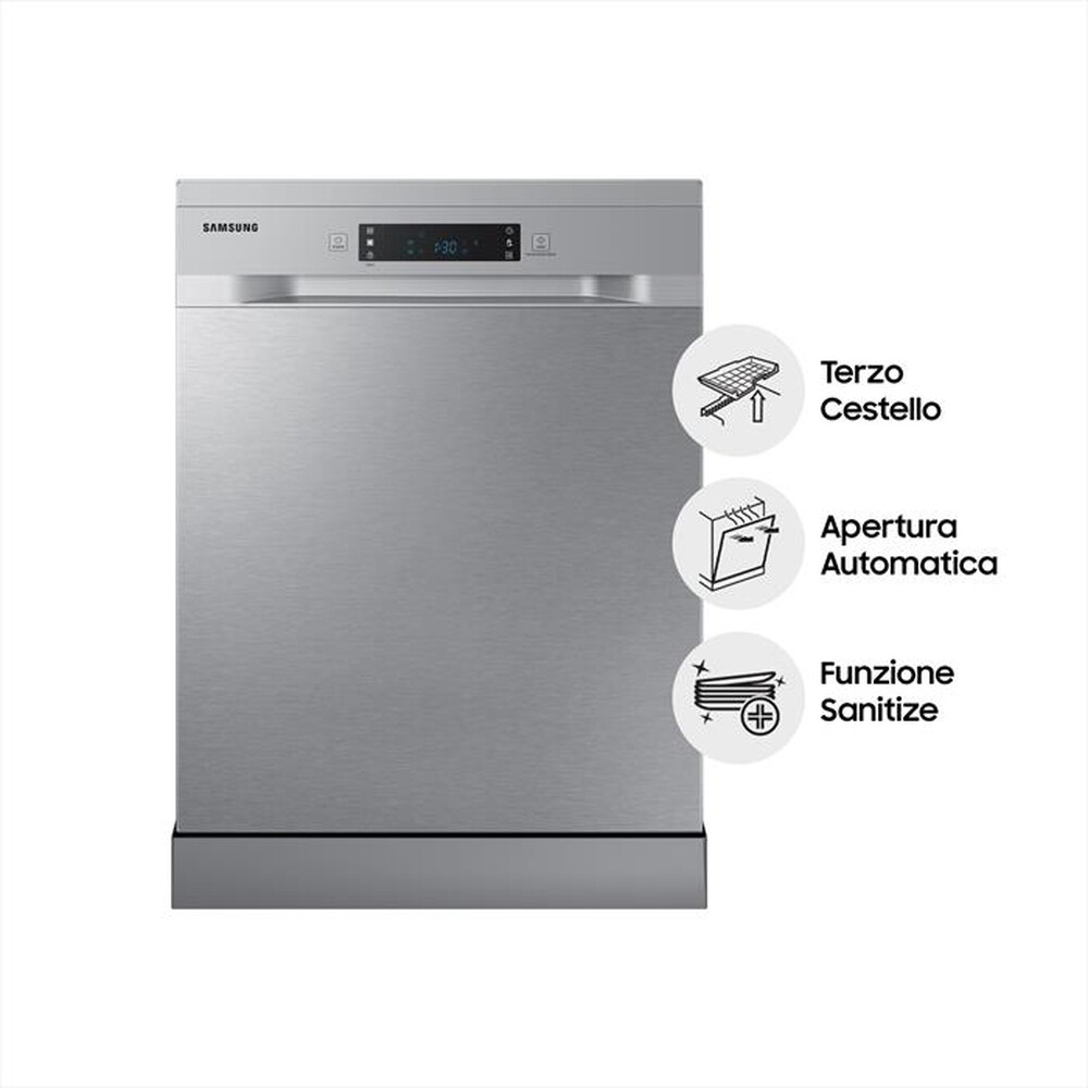 "SAMSUNG - Lavastoviglie DW60CG550FSRET Classe D 14 coperti-INOX"
