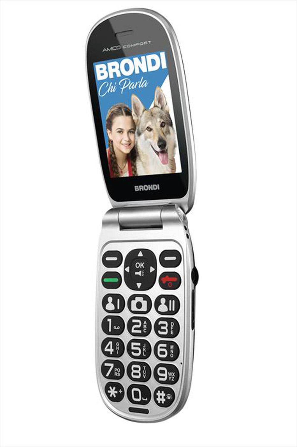 Immagine del prodotto BRONDI - Cellulare AMICO COMFORT-NERO OPACO