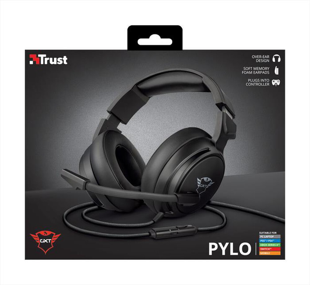 "TRUST - GXT433 PYLO HEADSET-Black"