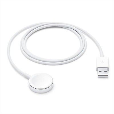 APPLE - WATCH MAGNETIC CHARGING CABLE (1 M)-Bianco
