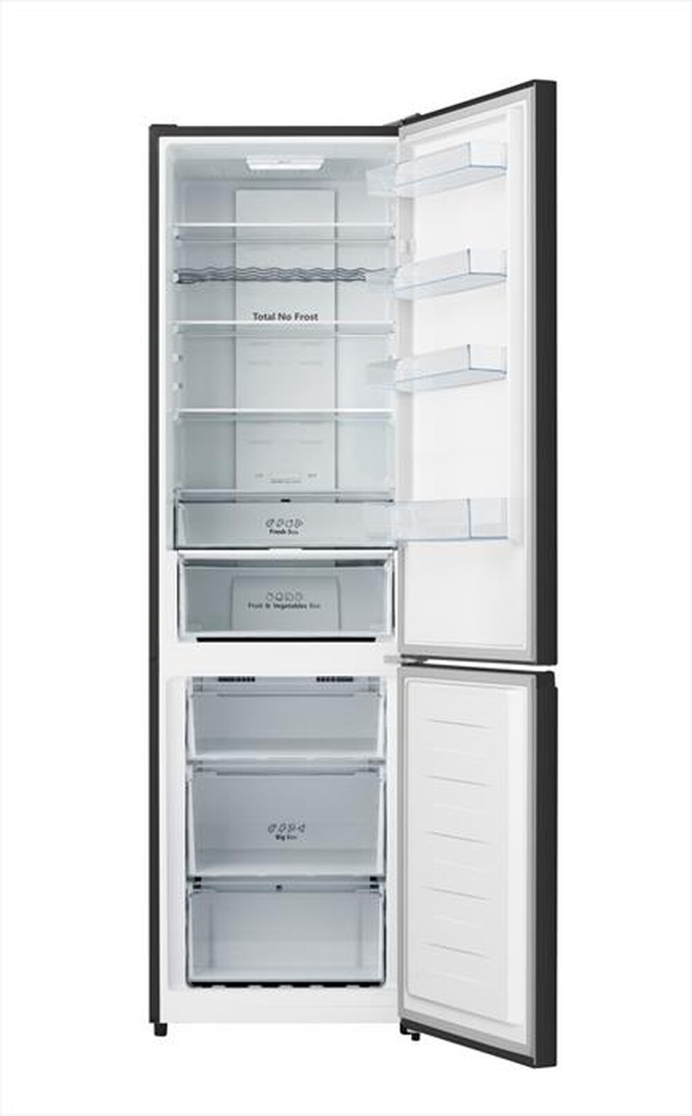 "HISENSE - Frigorifero combinato RB440N4AFD Classe D 336 lt-Black Inox"