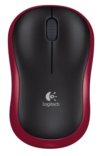 LOGITECH - Wireless Mouse M185-Rosso