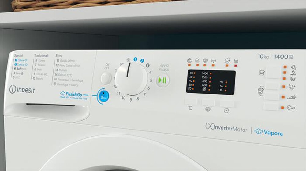 "INDESIT - Lavatrice BWA 101496X WV IT 10 Kg Classe A-White"