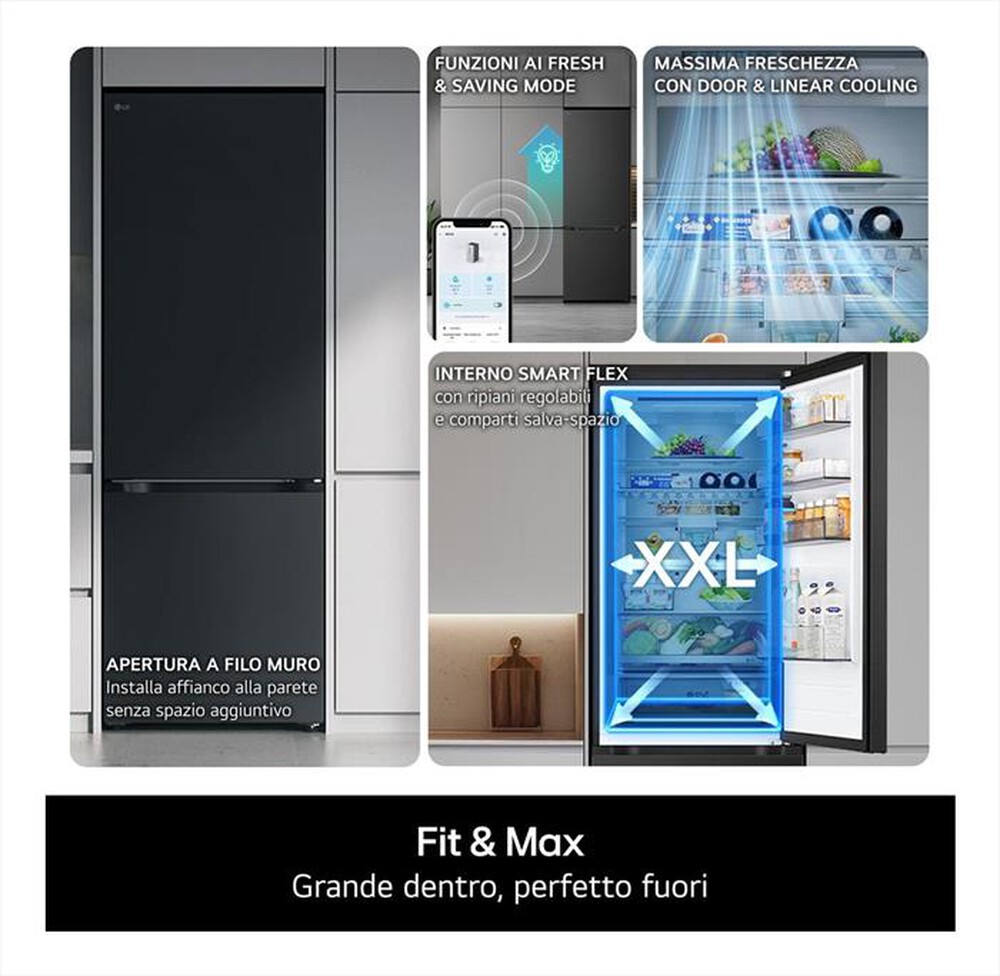 Immagine del prodotto LG - Frigorifero combinato GBBSJ20DEP Classe D 375lt