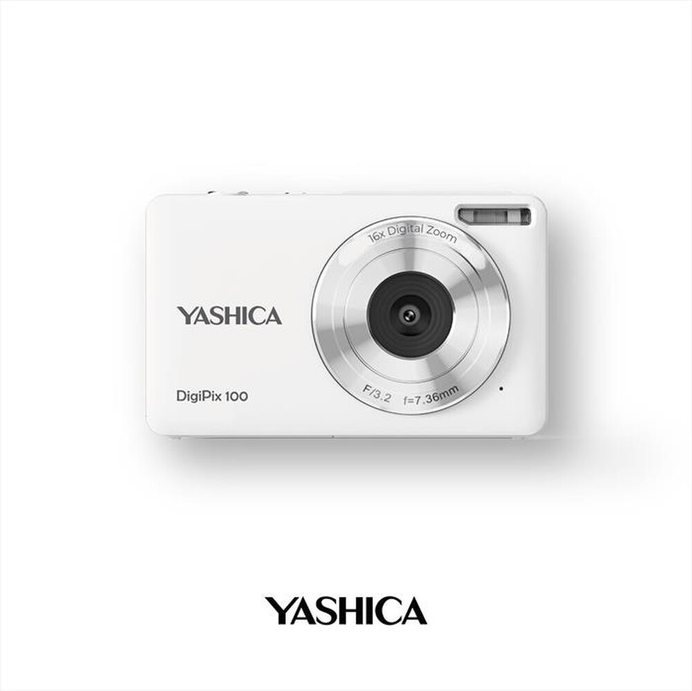 "YASHICA - Fotocamera digitale compatta DIGIPIX-BIANCO"