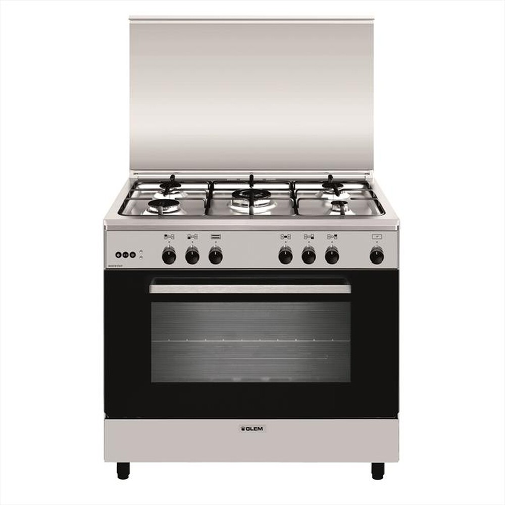 "GLEM GAS - Cucina a gas AN965VI Classe A-inox"