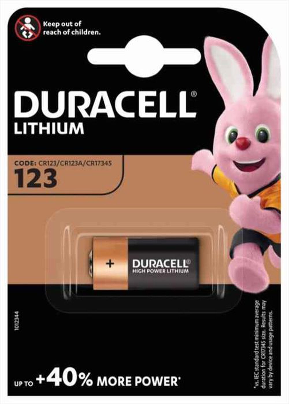 "DURACELL - LITIO 123 M3 ULT"