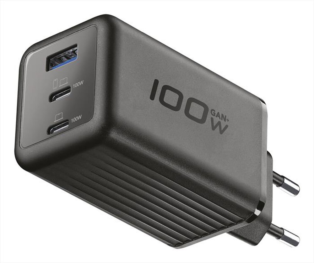 Immagine del prodotto CELLULARLINE - Caricabatterie da rete ACH GAN+ 3 PORTE 100W-Nero