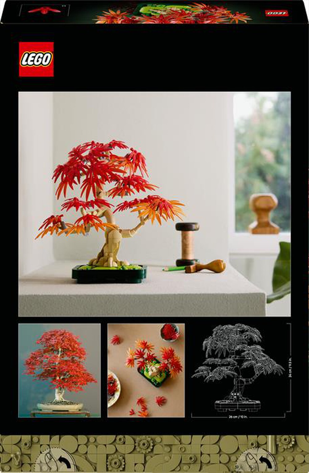 "LEGO - BOTANICALS Bonsai di acero rosso giapponese-10348"