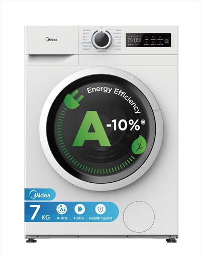 MIDEA - Lavatrice MF110W70BA10/W-IT 7 Kg Classe A-Bianco