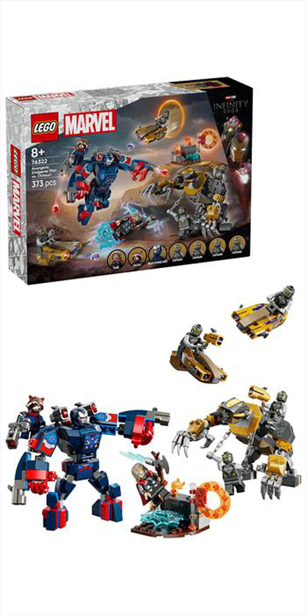 Immagine del prodotto LEGO - SUPERHEROES AvengersEndgame Thor vs Chitauri 76322