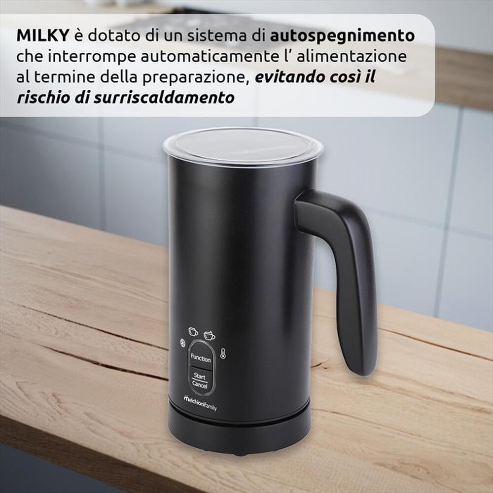 "MELCHIONI FAMILY - Bollitore MILKY-nero"