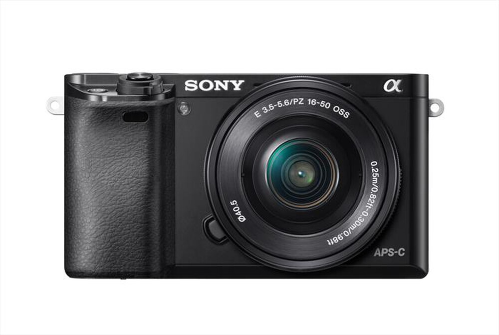"SONY - Alpha ILCE6000LB-black"