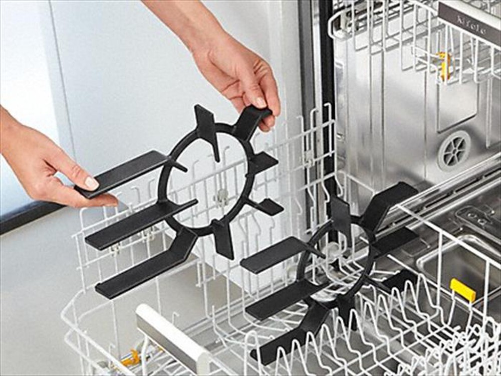 "MIELE - Piano cottura a gas KM 2033 G 5 fuochi 56cm-Acciaio \"Chromstahl\""