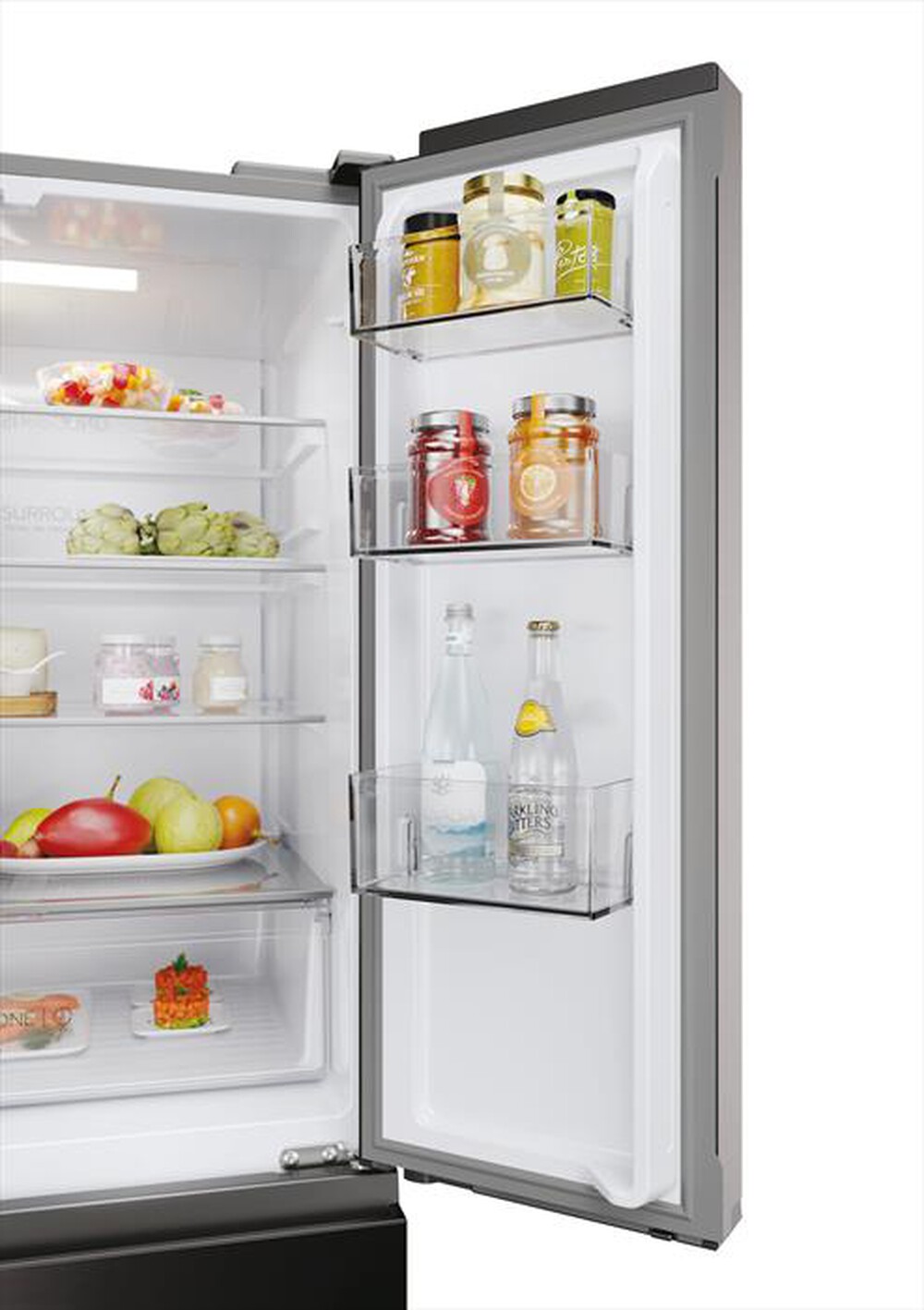 Immagine del prodotto HAIER - Frigorifero combinato HFR3718DNMD Classe D 402lt-Antracite