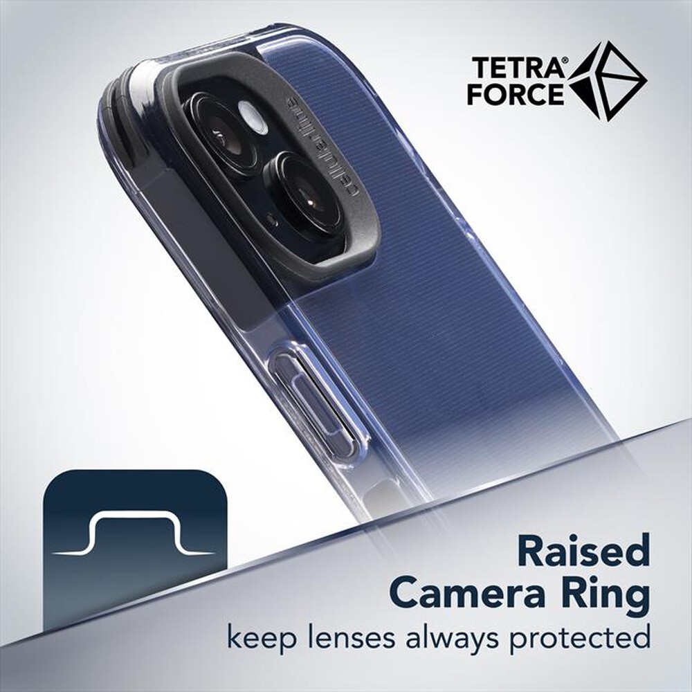 Immagine del prodotto CELLULARLINE - Cover Force Strong iPhone 15 TETRACIPH15T-Trasparente