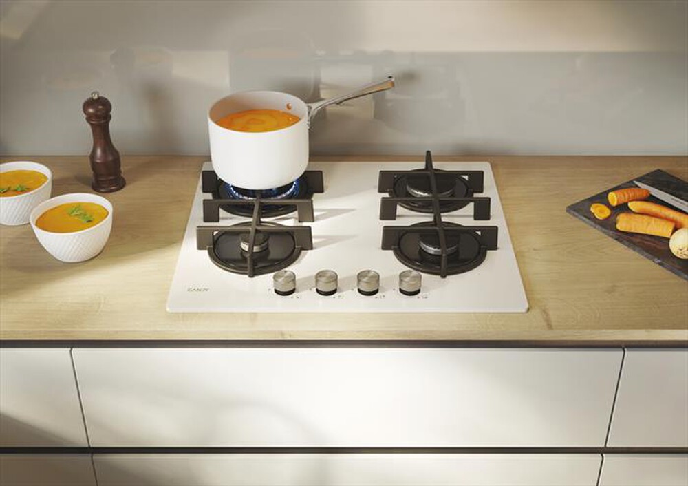 Immagine del prodotto CANDY - Piano cottura a gas CVG6BR4WTW 59,5 cm-Bianco