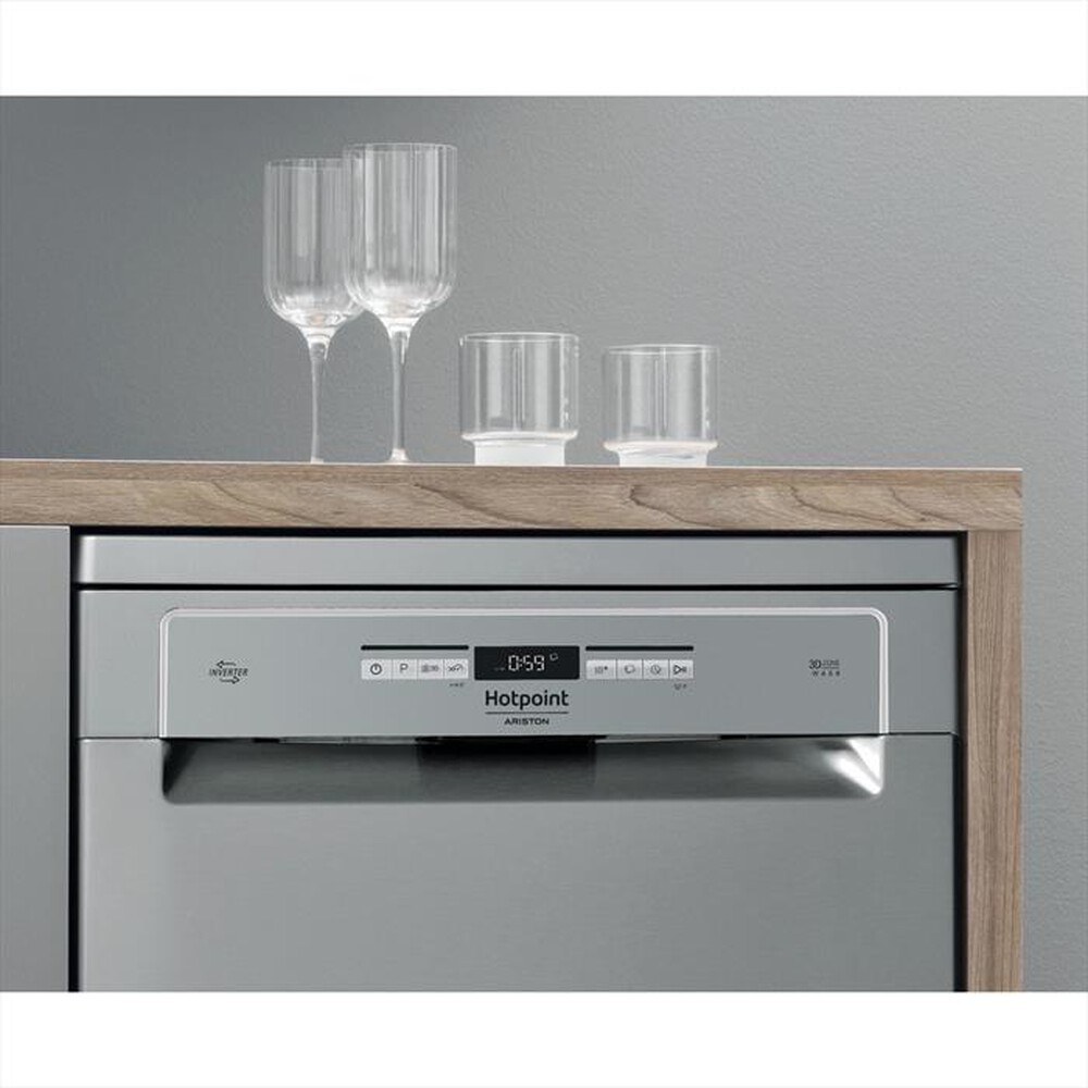 "HOTPOINT ARISTON - Lavastoviglie HFO 3O32 CW X Classe D 14 coperti"