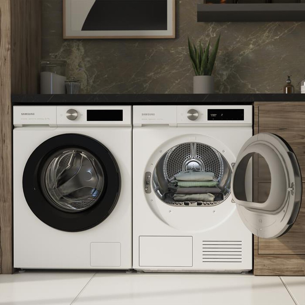 Immagine del prodotto SAMSUNG - Asciugatrice DV90BB5245AWS3 9Kg Classe C-Bianco obl&ograve; black