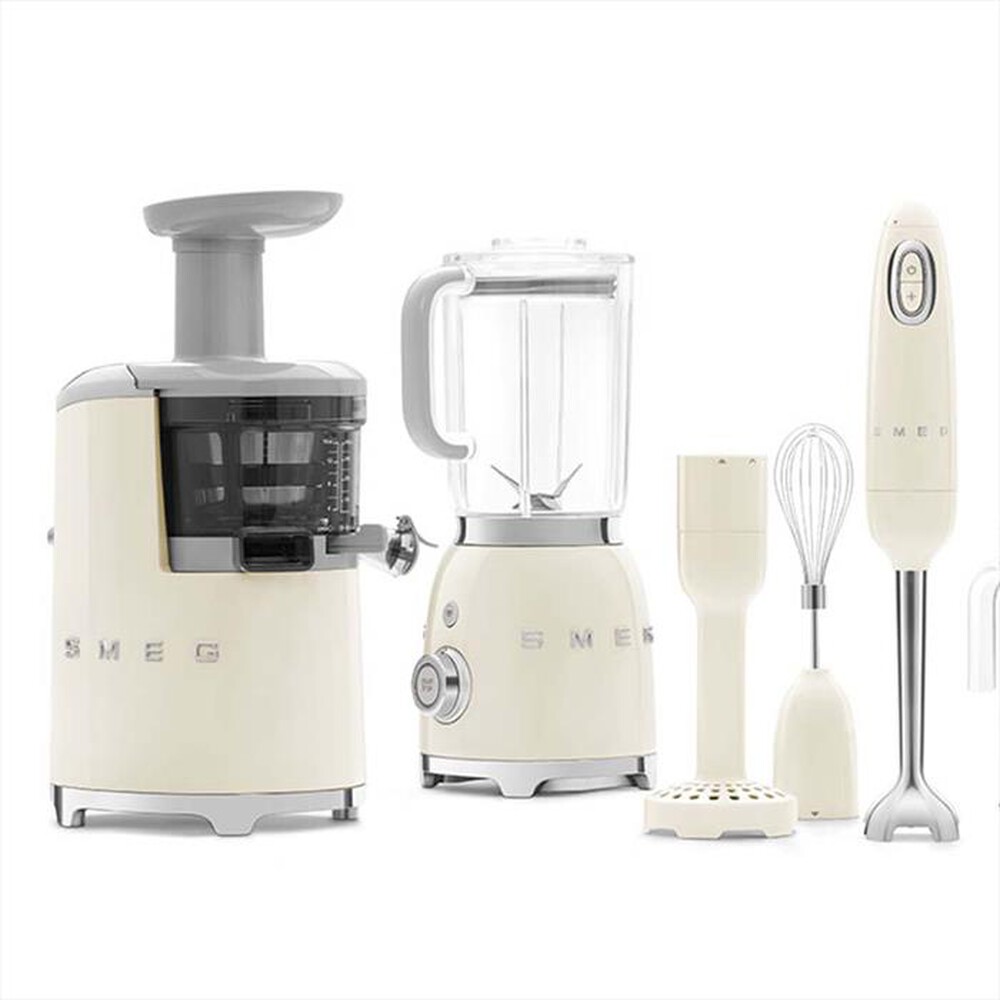 "SMEG - Frullatore da Tavolo 50's Style – BLF01CREU-panna"