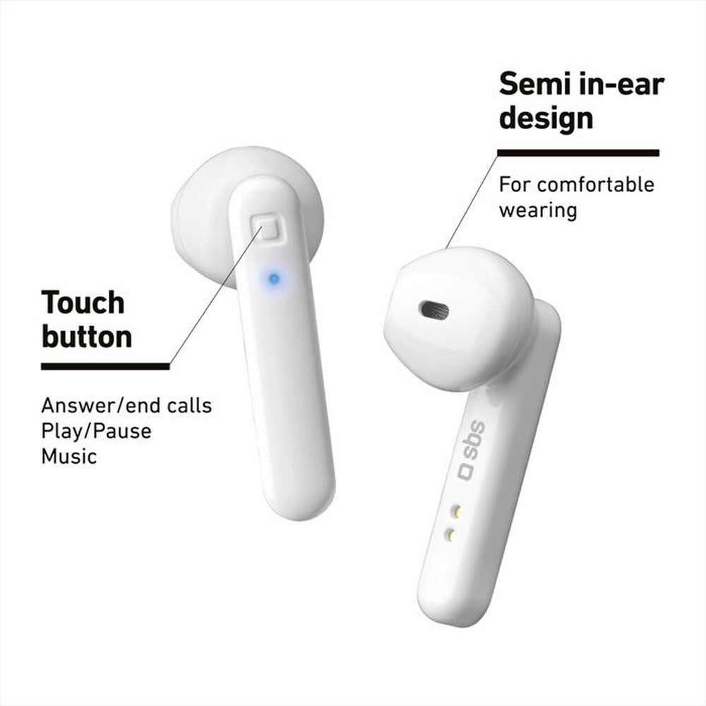 "SBS - TEEARLCDTWSBTW-BIANCO"